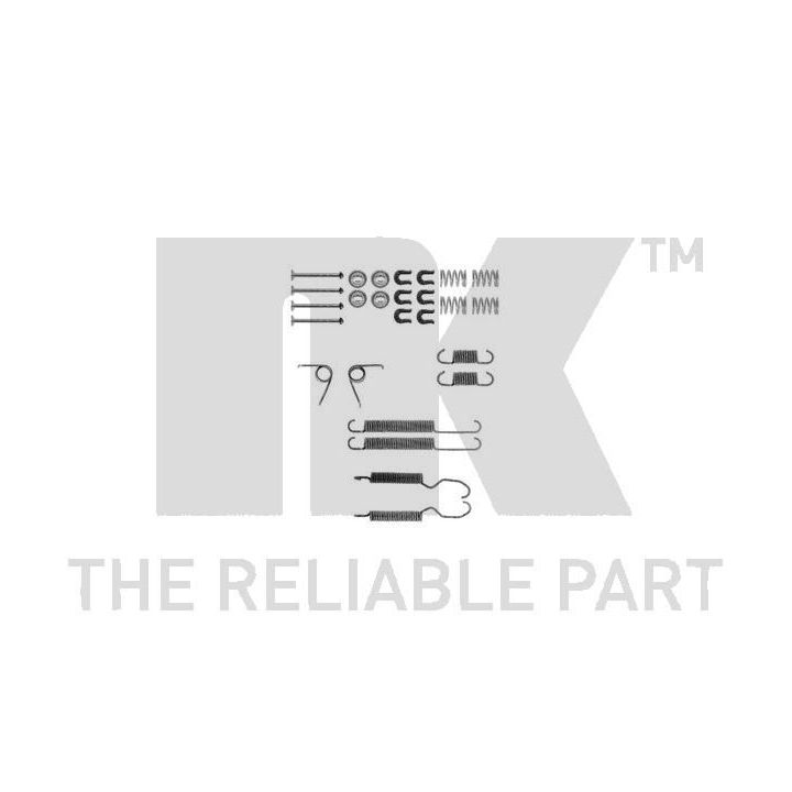 Priedų komplektas, stabdžių trinkelės NK 7930683