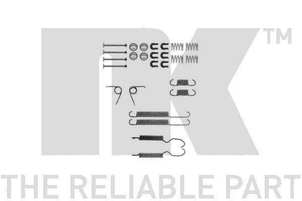 Priedų komplektas, stabdžių trinkelės NK 7930683