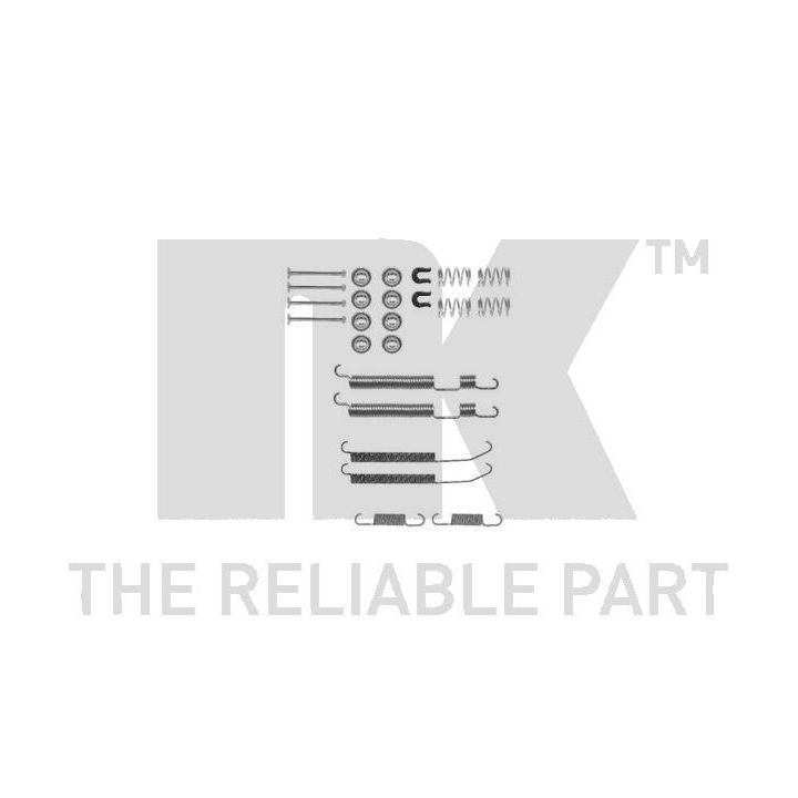 Priedų komplektas, stabdžių trinkelės NK 7930759