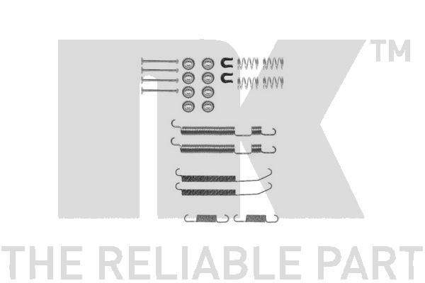 Priedų komplektas, stabdžių trinkelės NK 7930759