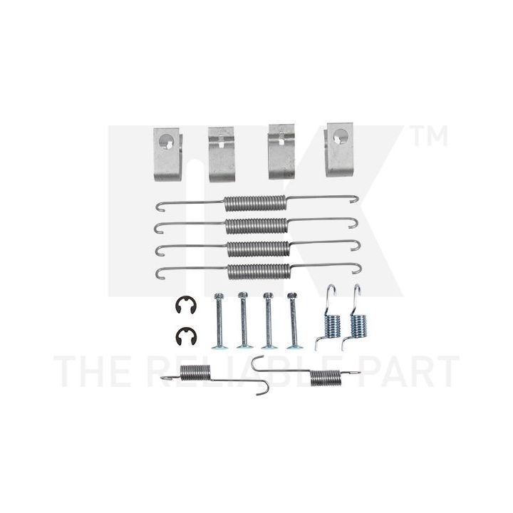 Priedų komplektas, stabdžių trinkelės NK 7932636