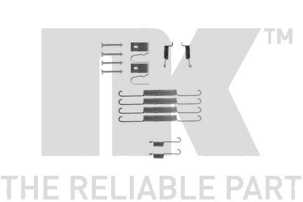 Priedų komplektas, stabdžių trinkelės NK 7932670