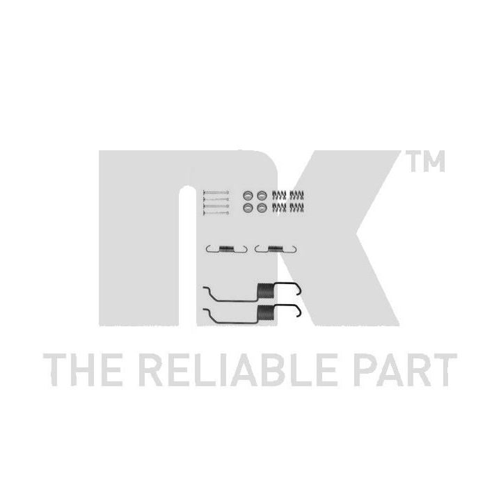 Priedų komplektas, stabdžių trinkelės NK 7932825