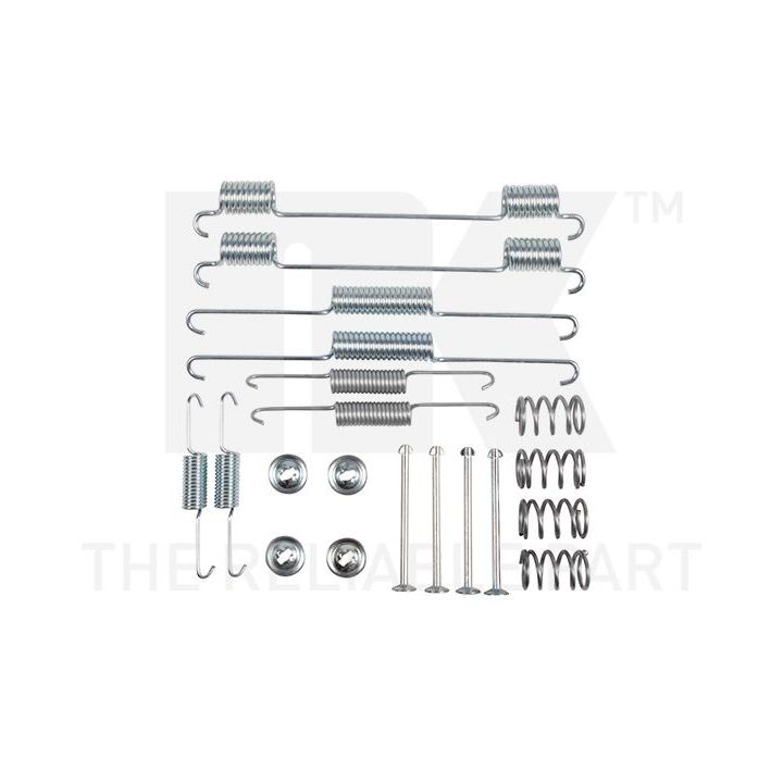 Priedų komplektas, stabdžių trinkelės NK 7935817