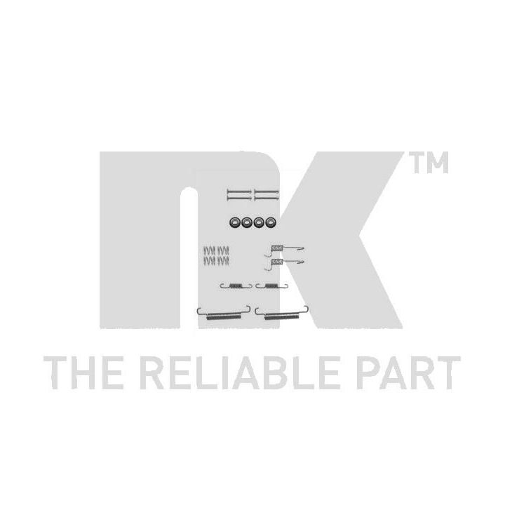 Priedų komplektas, stabdžių trinkelės NK 7935894