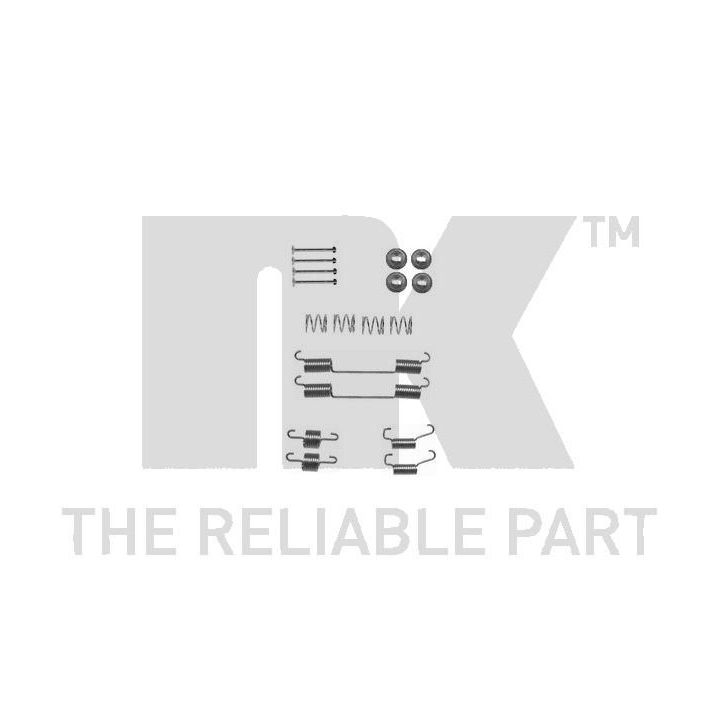 Priedų komplektas, stabdžių trinkelės NK 7940828