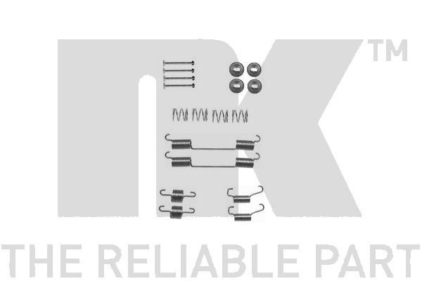 Priedų komplektas, stabdžių trinkelės NK 7940828