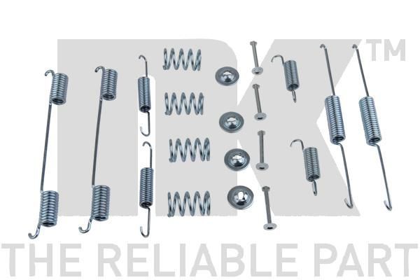 Priedų komplektas, stabdžių trinkelės NK 7993861