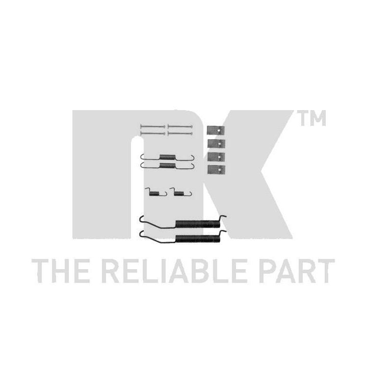 Priedų komplektas, stabdžių trinkelės NK 7999812