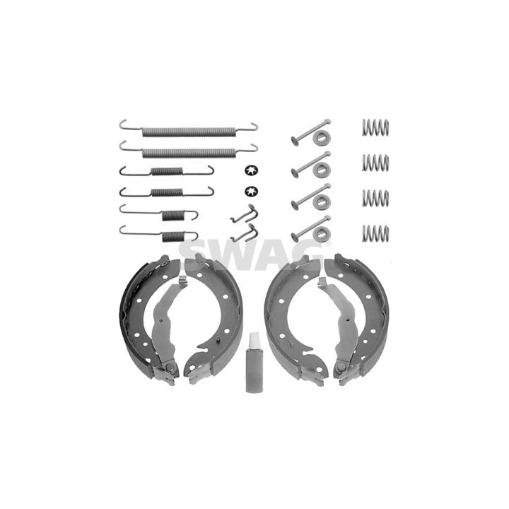 Stabdžių trinkelių komplektas SWAG 20 93 0594