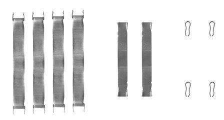 Priedų komplektas, diskinių stabdžių trinkelės HELLA 8DZ 355 206-591