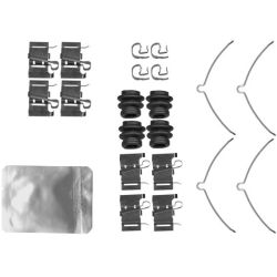 Priedų komplektas, diskinių stabdžių trinkelės HELLA 8DZ 355 206-781