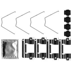 Priedų komplektas, diskinių stabdžių trinkelės HELLA 8DZ 355 207-261