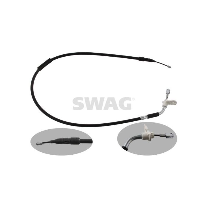 Trosas, stovėjimo stabdys SWAG 10 93 4909