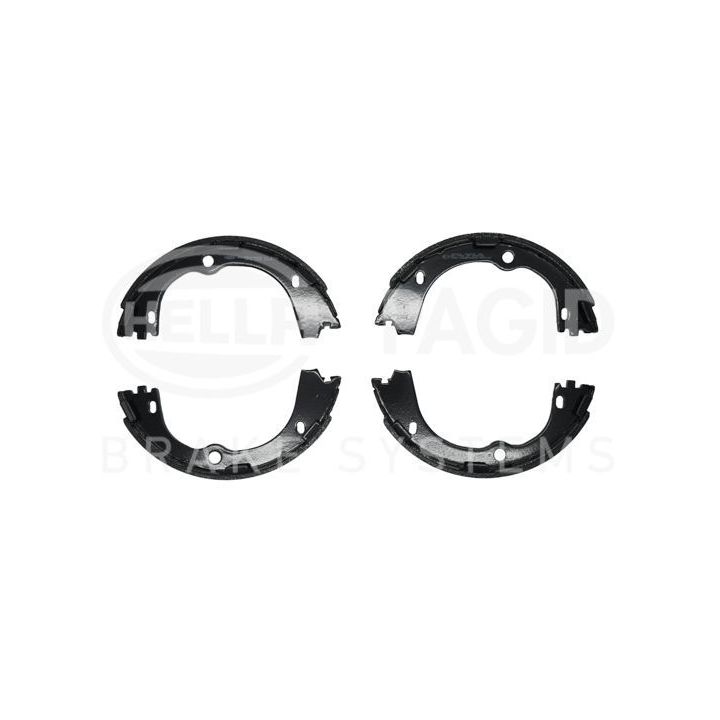 Stabdžių trinkelių komplektas, stovėjimo stabdis HELLA 8DB 355 038-111