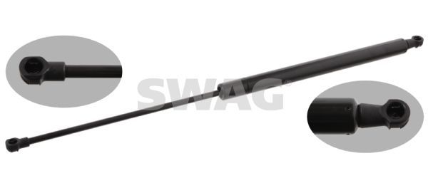 Dujinė spyruoklė, bagažinė SWAG 60 93 2900