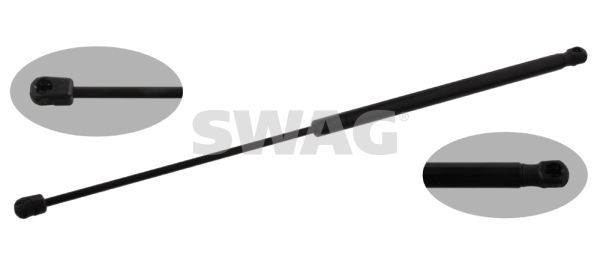 Dujinė spyruoklė, bagažinė SWAG 70 93 3344