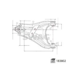 Vikšro valdymo svirtis SWAG 33 10 9218