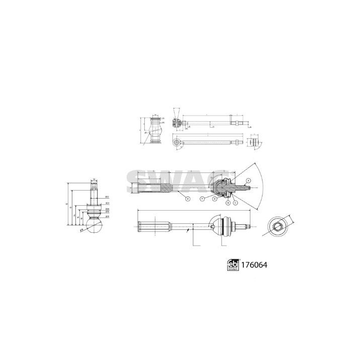 Strypo montavimas SWAG 33 10 3280