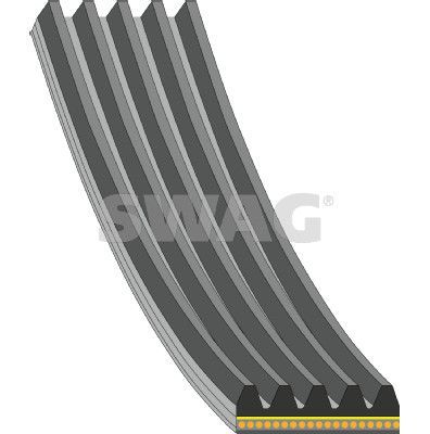 V formos rumbuoti diržai SWAG 33 10 8173