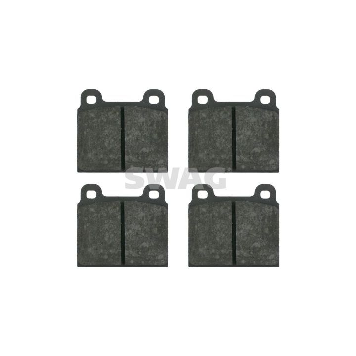 Stabdžių trinkelių rinkinys, diskinis stabdys SWAG 10 91 6134