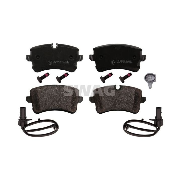 Stabdžių trinkelių rinkinys, diskinis stabdys SWAG 30 11 6016