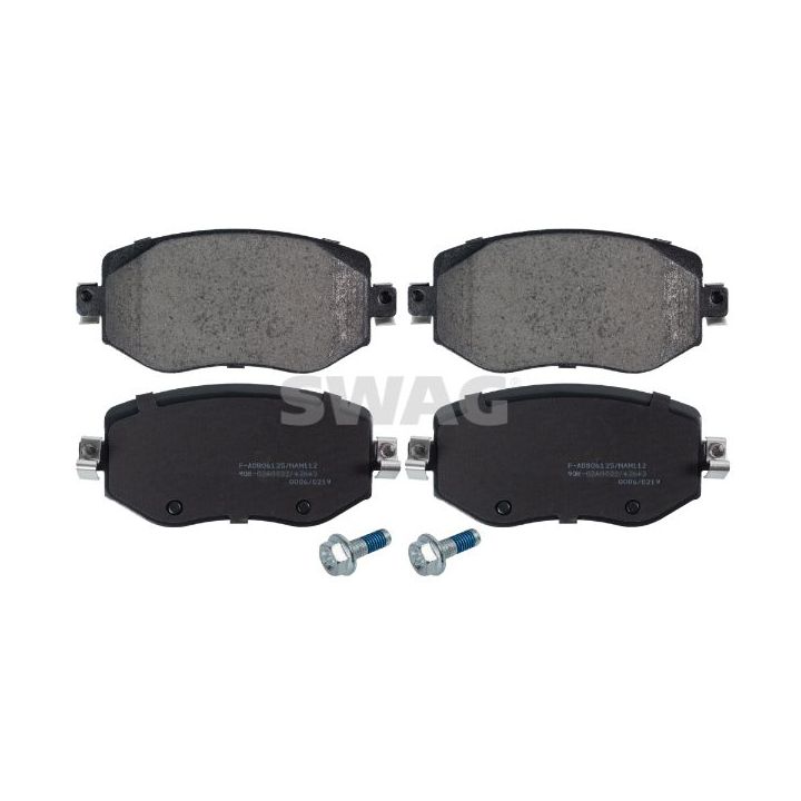 Stabdžių trinkelių rinkinys, diskinis stabdys SWAG 33 10 0231