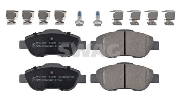 Stabdžių trinkelių rinkinys, diskinis stabdys SWAG 33 10 2621