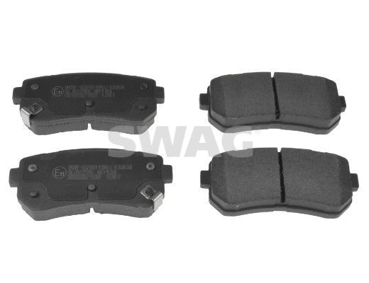 Stabdžių trinkelių rinkinys, diskinis stabdys SWAG 33 10 6421