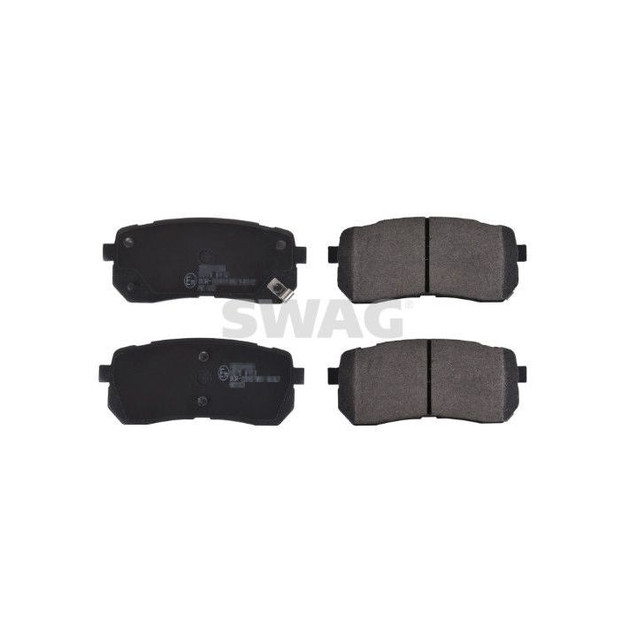 Stabdžių trinkelių rinkinys, diskinis stabdys SWAG 33 10 6543