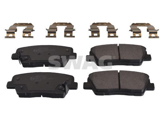 Stabdžių trinkelių rinkinys, diskinis stabdys SWAG 33 10 7139