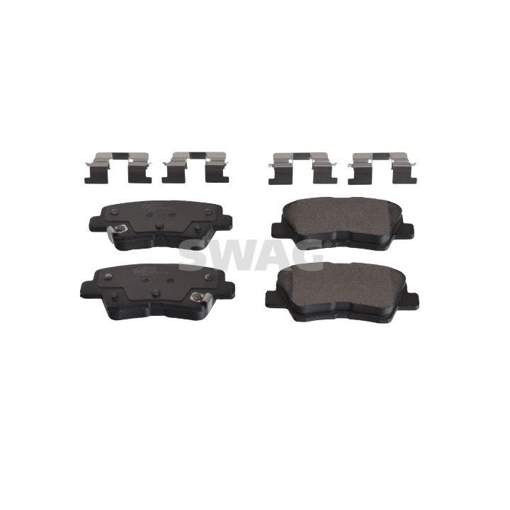 Stabdžių trinkelių rinkinys, diskinis stabdys SWAG 33 10 7172