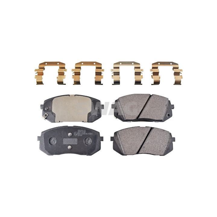 Stabdžių trinkelių rinkinys, diskinis stabdys SWAG 33 10 7190