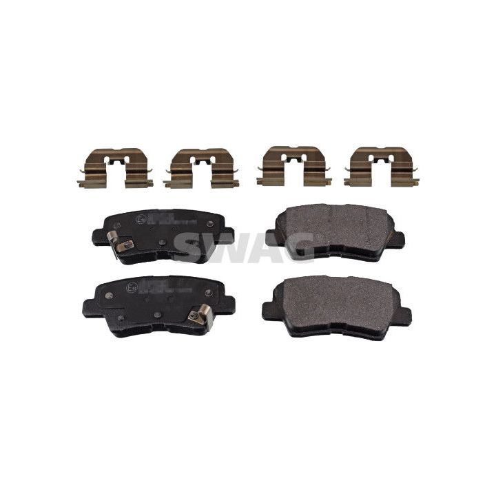 Stabdžių trinkelių rinkinys, diskinis stabdys SWAG 33 10 7268