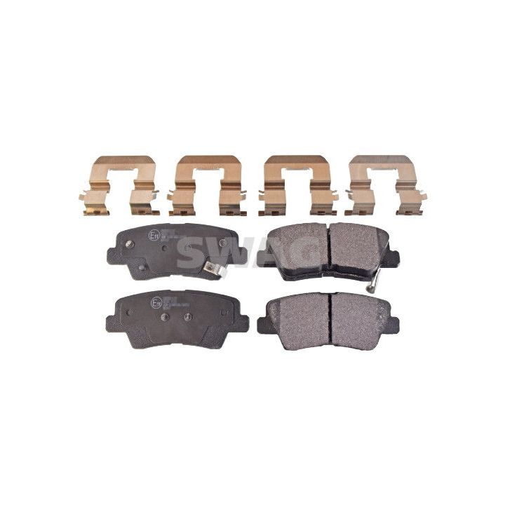 Stabdžių trinkelių rinkinys, diskinis stabdys SWAG 33 10 7326