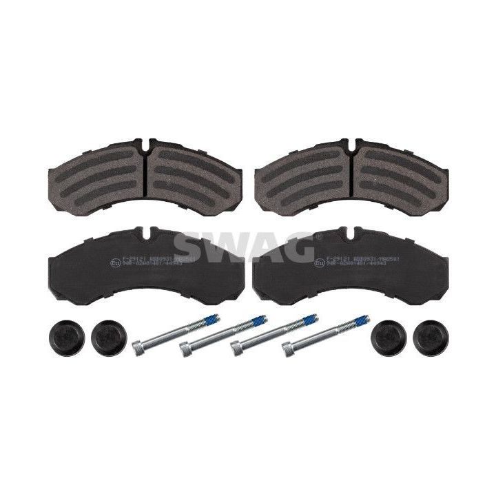 Stabdžių trinkelių rinkinys, diskinis stabdys SWAG 33 10 7492