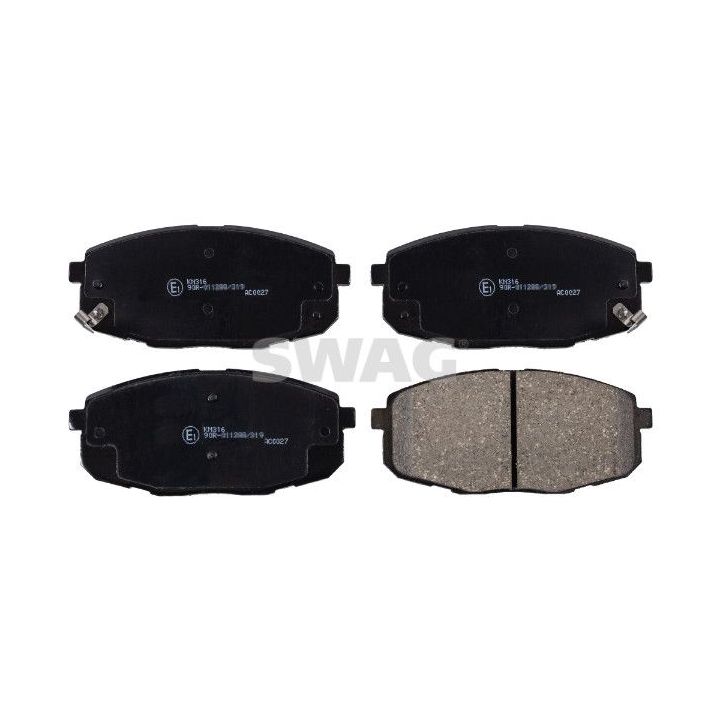 Stabdžių trinkelių rinkinys, diskinis stabdys SWAG 33 10 7523