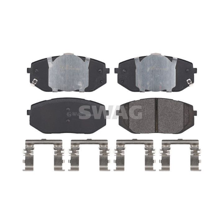 Stabdžių trinkelių rinkinys, diskinis stabdys SWAG 33 10 9107