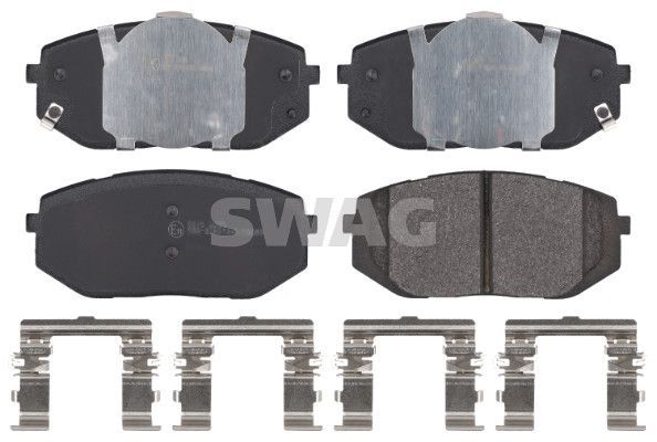 Stabdžių trinkelių rinkinys, diskinis stabdys SWAG 33 10 9107