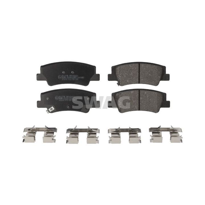 Stabdžių trinkelių rinkinys, diskinis stabdys SWAG 33 11 0384