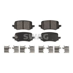 Stabdžių trinkelių rinkinys, diskinis stabdys SWAG 33 11 0389