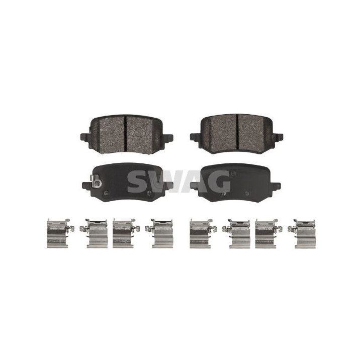 Stabdžių trinkelių rinkinys, diskinis stabdys SWAG 33 11 0389