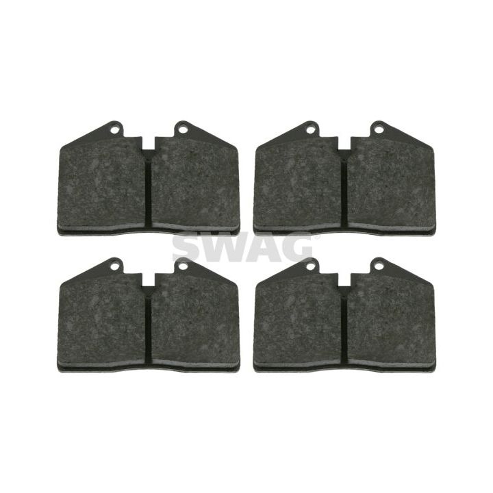 Stabdžių trinkelių rinkinys, diskinis stabdys SWAG 38 91 6516