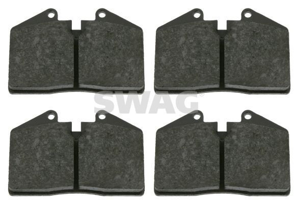 Stabdžių trinkelių rinkinys, diskinis stabdys SWAG 38 91 6516