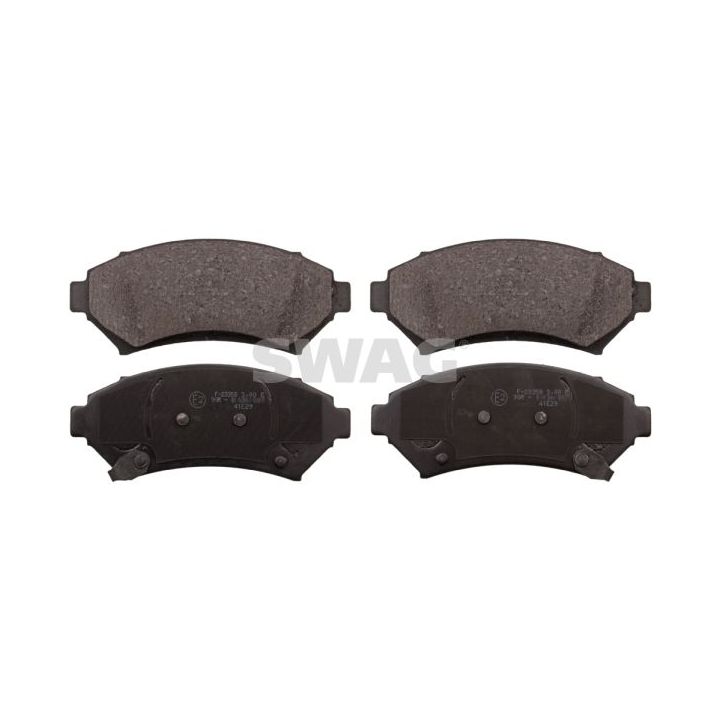 Stabdžių trinkelių rinkinys, diskinis stabdys SWAG 40 11 6156