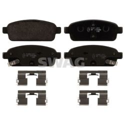 Stabdžių trinkelių rinkinys, diskinis stabdys SWAG 40 91 6894