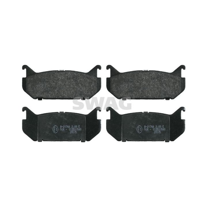 Stabdžių trinkelių rinkinys, diskinis stabdys SWAG 50 91 6194