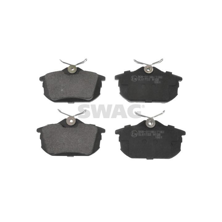 Stabdžių trinkelių rinkinys, diskinis stabdys SWAG 55 91 6207