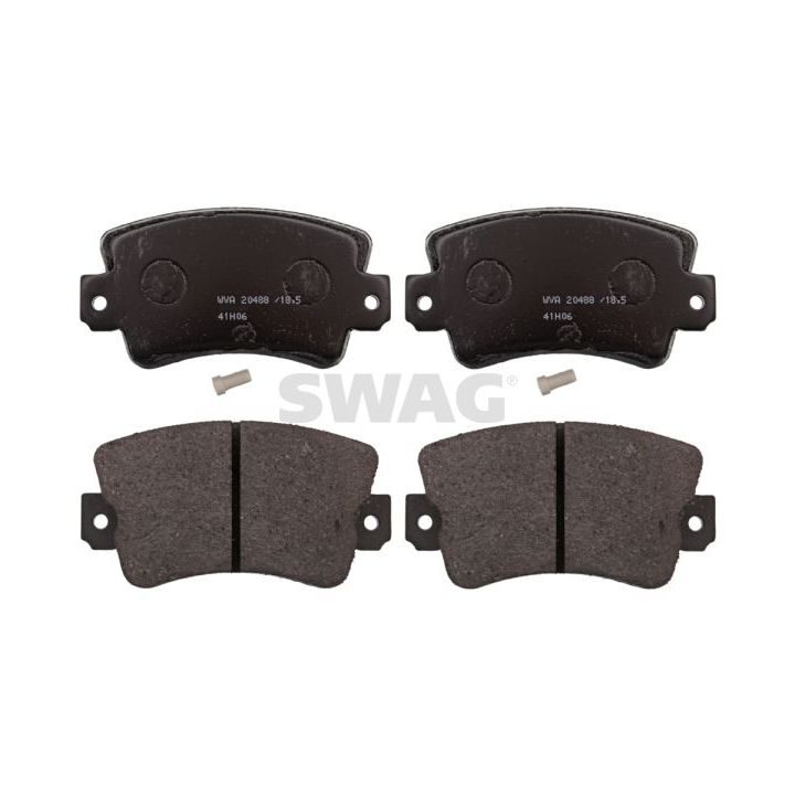 Stabdžių trinkelių rinkinys, diskinis stabdys SWAG 60 11 6183