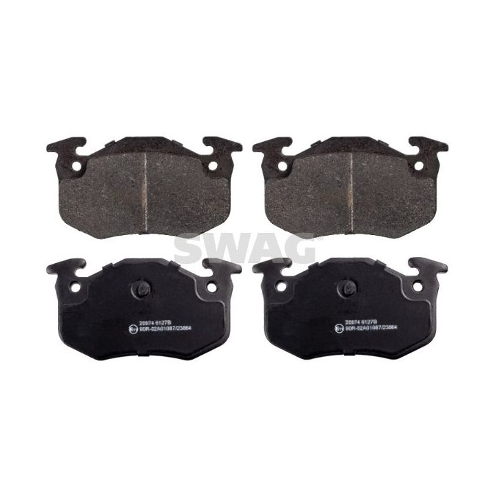 Stabdžių trinkelių rinkinys, diskinis stabdys SWAG 60 91 6189